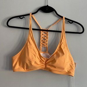 New Never Worn. Tags On. Orange Cupshe Bikini Top. Size L.